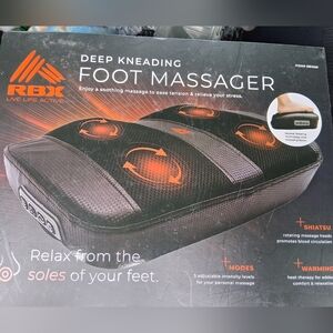 RBX Black and Orange Foot Massager